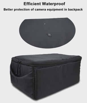 Waterdichte Camera Insert Tas - Beschermende Padded Voering voor DSLR Camera's