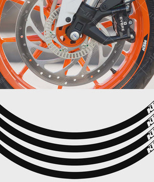 KTM Duke Velgstickers - Decoratieve Vinyl Decals voor Duke 125, 390, 690, 790