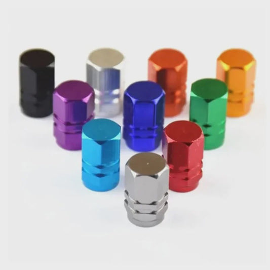 Set Aluminium Ventieldopjes - Universeel voor Auto, Motor, Fiets - Stof- en Waterdicht