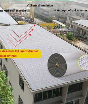 Zelfklevende Aluminium Isolatiemat 500x2000x10mm - Warmte- en Geluidsdemping voor Auto & Meer