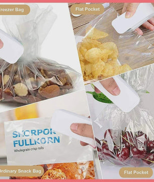 Draagbare Mini Heat Sealer - Sluit Plastic Zakken Snel en Gemakkelijk