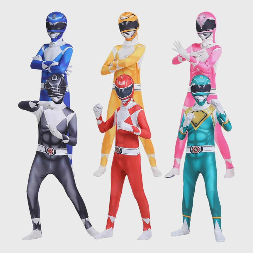 Samurai Sentai Shinkenger Rangers Cosplay Jumpsuit - Compleet Ranger Kostuum