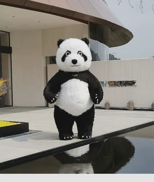 Opblaasbaar Panda Kostuum - Volwassen Maat voor Feestjes, Halloween & Cosplay