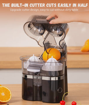 Compacte Dubbele Citruspers & Blender - 200W - Snel Gezond Sap