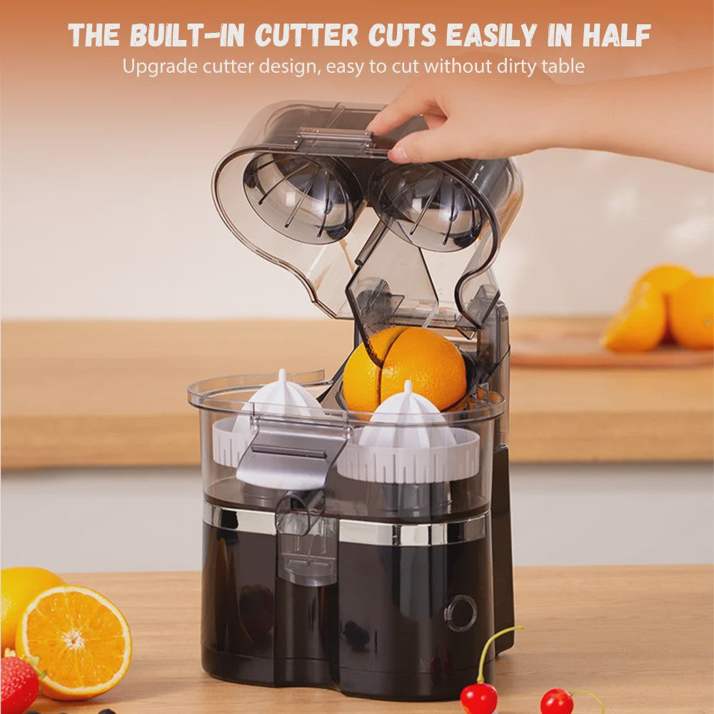 Compacte Dubbele Citruspers & Blender - 200W - Snel Gezond Sap