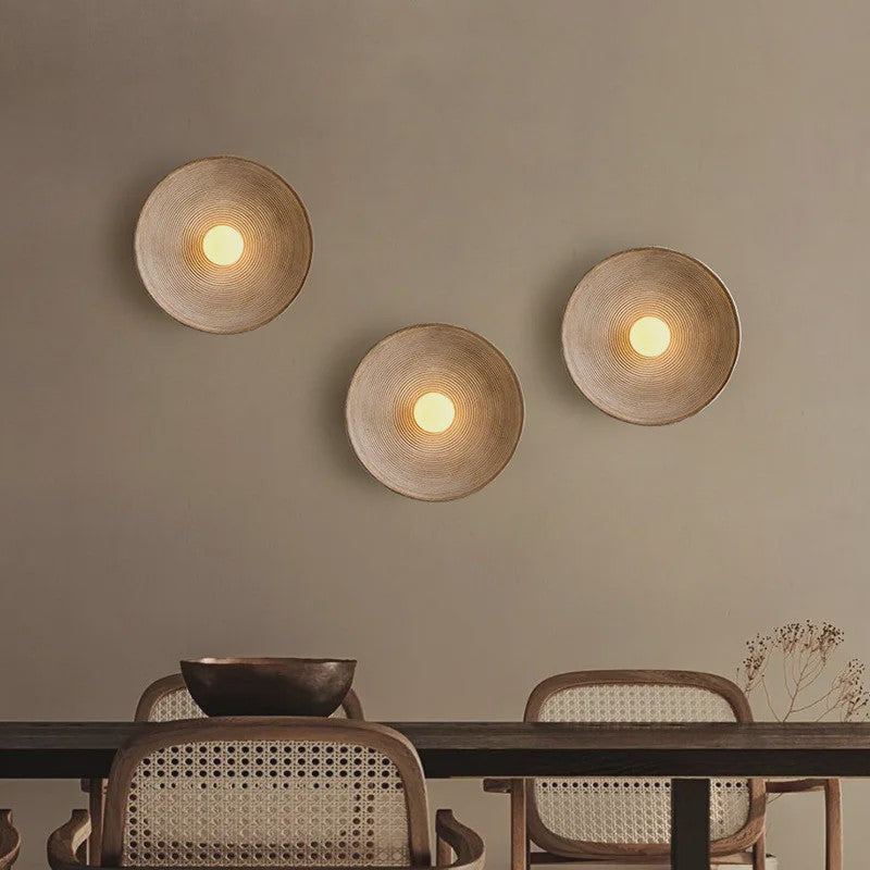 Retro Ronde Wandlamp - Stijlvolle Decoratie voor Binnen en Corridor