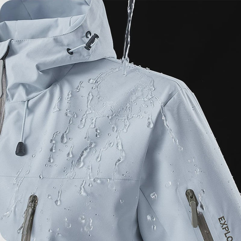 Unisex Waterdichte Outdoor Jas - Winddicht & Ademend voor Wandelen, Kamperen & Sport