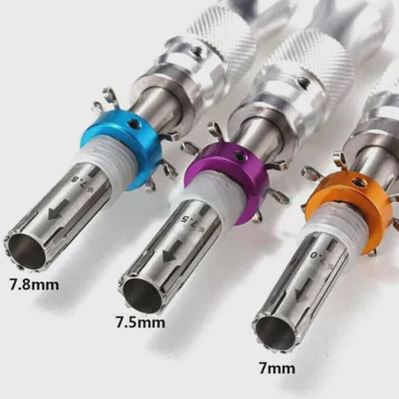 3-delige Tubular Lock Pick Set - Roestvrij Staal - 7-Pin Sloten