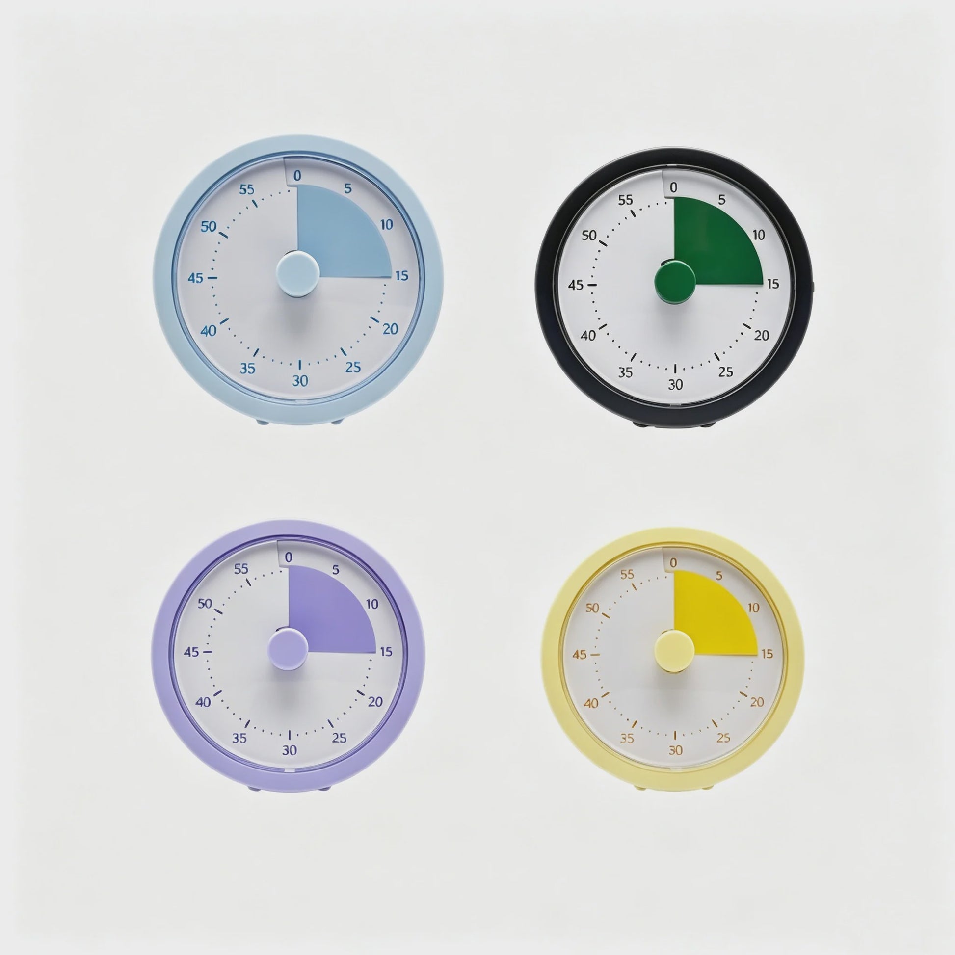 Visuele Timer 60 Minuten met Alarm - Focus & Tijdmanagement Tool voor Kinderen