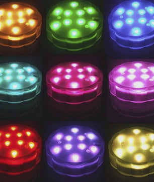 Waterdichte LED Verlichting met Afstandsbediening - Sfeer voor Onderwater & Decoratie