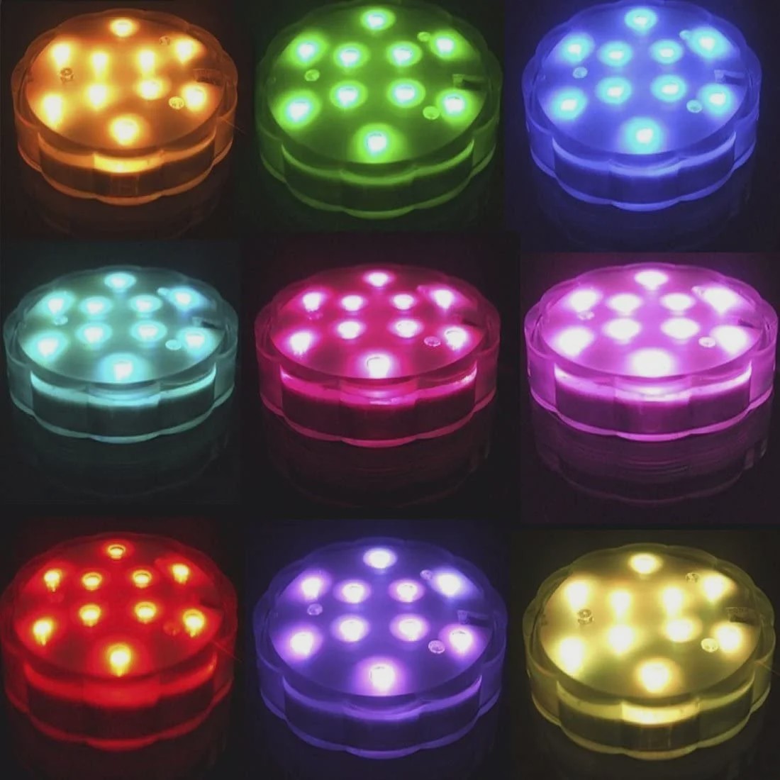 Waterdichte LED Verlichting met Afstandsbediening - Sfeer voor Onderwater & Decoratie