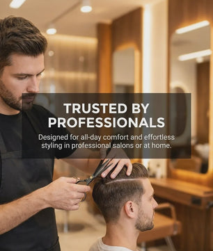 Professionele Haarstyling Set: Kappersscharen, Kammen, Scheermes & Opbergkoffer