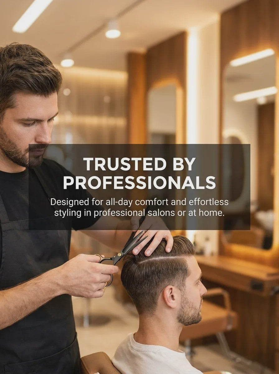 Professionele Haarstyling Set: Kappersscharen, Kammen, Scheermes & Opbergkoffer