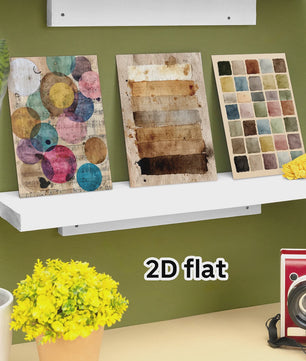 20 Vintage Aquarel Verf Swatch Postkaarten Set - Decoratieve Kunstkaarten voor Collage & Cadeau