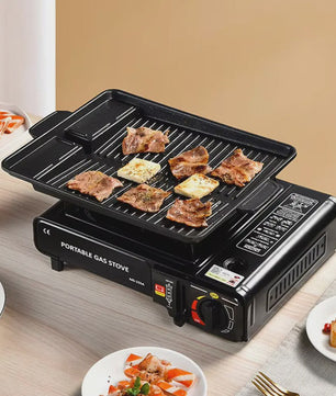 Lichtgewicht Outdoor Houtskool BBQ Grill (1.3kg) - Makkelijk Reinigen, Demontabel, Veilig voor Camping & Buiten Koken