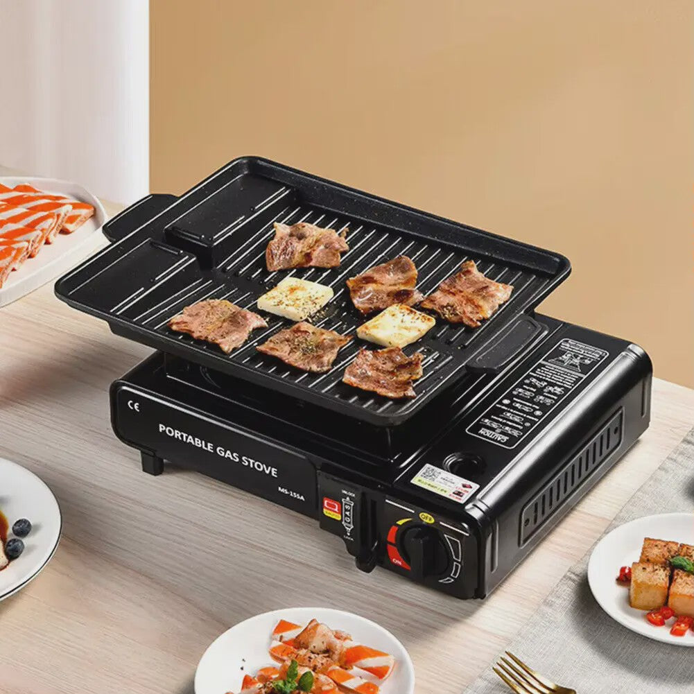 Lichtgewicht Outdoor Houtskool BBQ Grill (1.3kg) - Makkelijk Reinigen, Demontabel, Veilig voor Camping & Buiten Koken