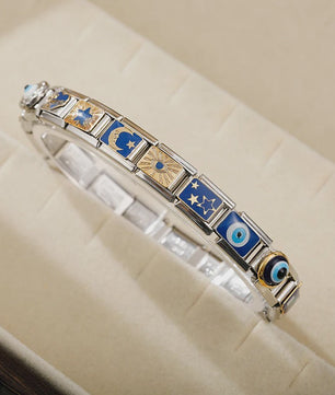 Hapiship 2024 Bedel voor Italiaanse Armband - Oog, Maan, Ster, Vis, Spider, Queen, Poker
