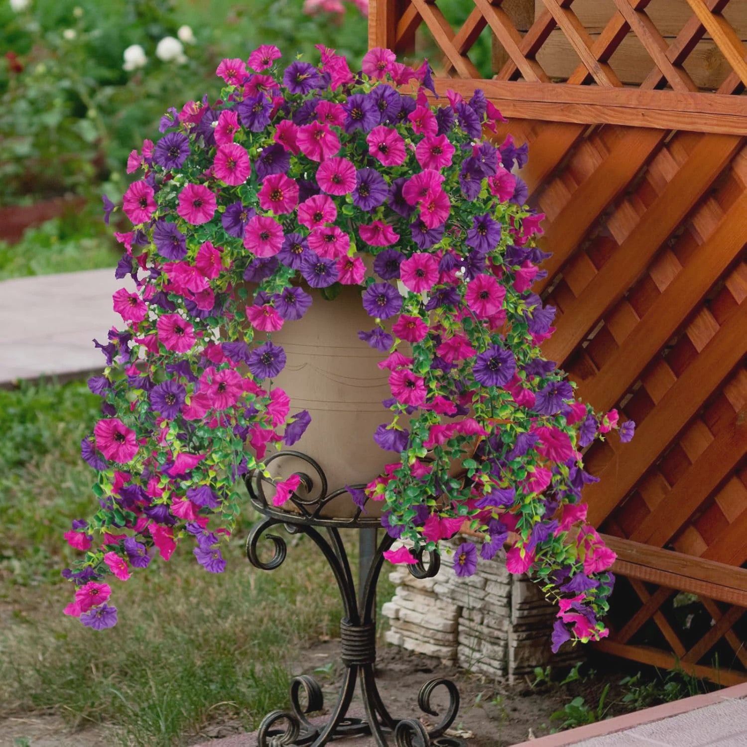 Hangende Kunstbloemen Slanke Winde (Ochtendgloren) - Decoratie voor Huis, Tuin & Feesten