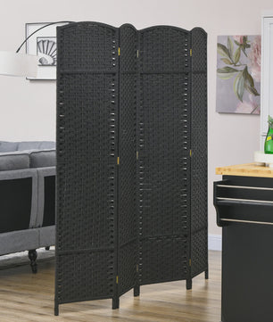 Stijlvol 4-delig Vouwbaar Kamerscherm - 160x170 cm - Creëer Sfeer en Privacy