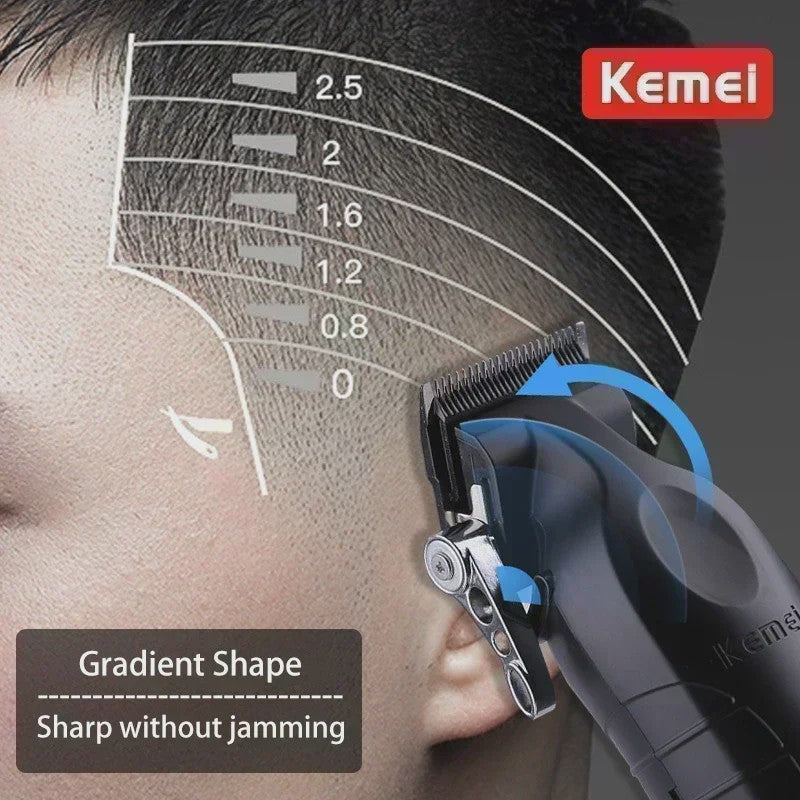 Kemei Professionele Draadloze Baardtrimmer & Tondeuse KM-2296/KM-2299/KM-1102