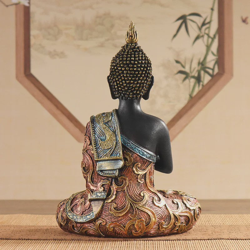 Zittende Boeddha Beeld - Religieus Kunstwerk & Decoratie voor Huis en Kantoor