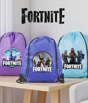 Fortnite Sporttas met Trekkoord - Grote Capaciteit, Waterdicht - Cadeau voor Jongens