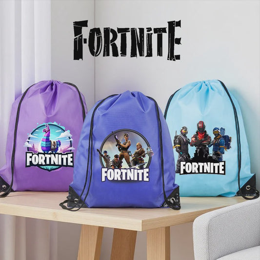 Fortnite Sporttas met Trekkoord - Grote Capaciteit, Waterdicht - Cadeau voor Jongens