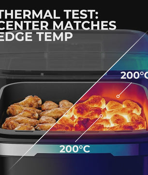 Veelzijdige 11-in-1 Pizzaoven & Airfryer - Perfect voor 12-inch Pizza's