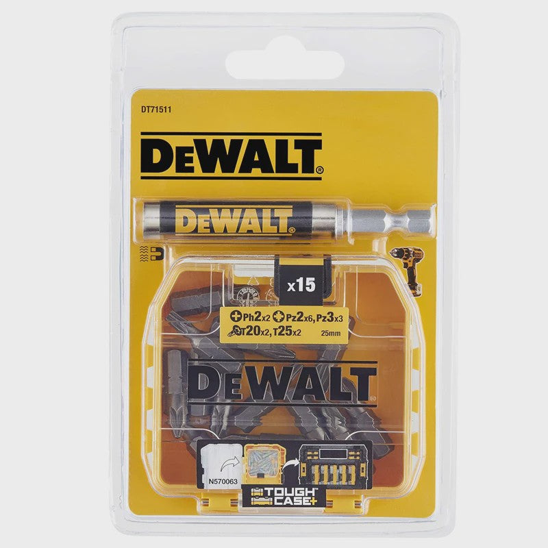 DEWALT Impact Schroefbits Set met Bit Houder - 3 Delig