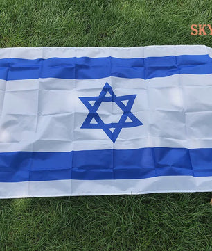 Nationale Vlag van Israël - Polyester - 60x90cm & 90x150cm