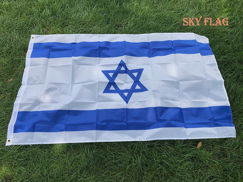 Nationale Vlag van Israël - Polyester - 60x90cm & 90x150cm