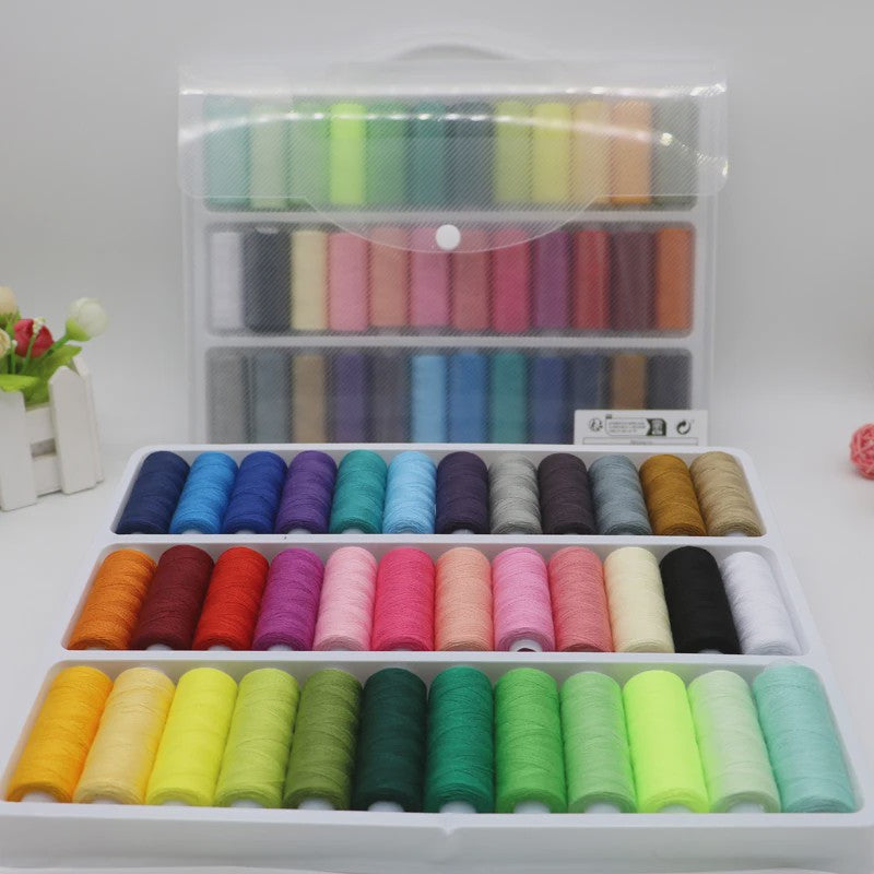 Grote Set Naaigaren in Diverse Kleuren - 36/39 Kleuren Polyester Garen voor Hand en Machine
