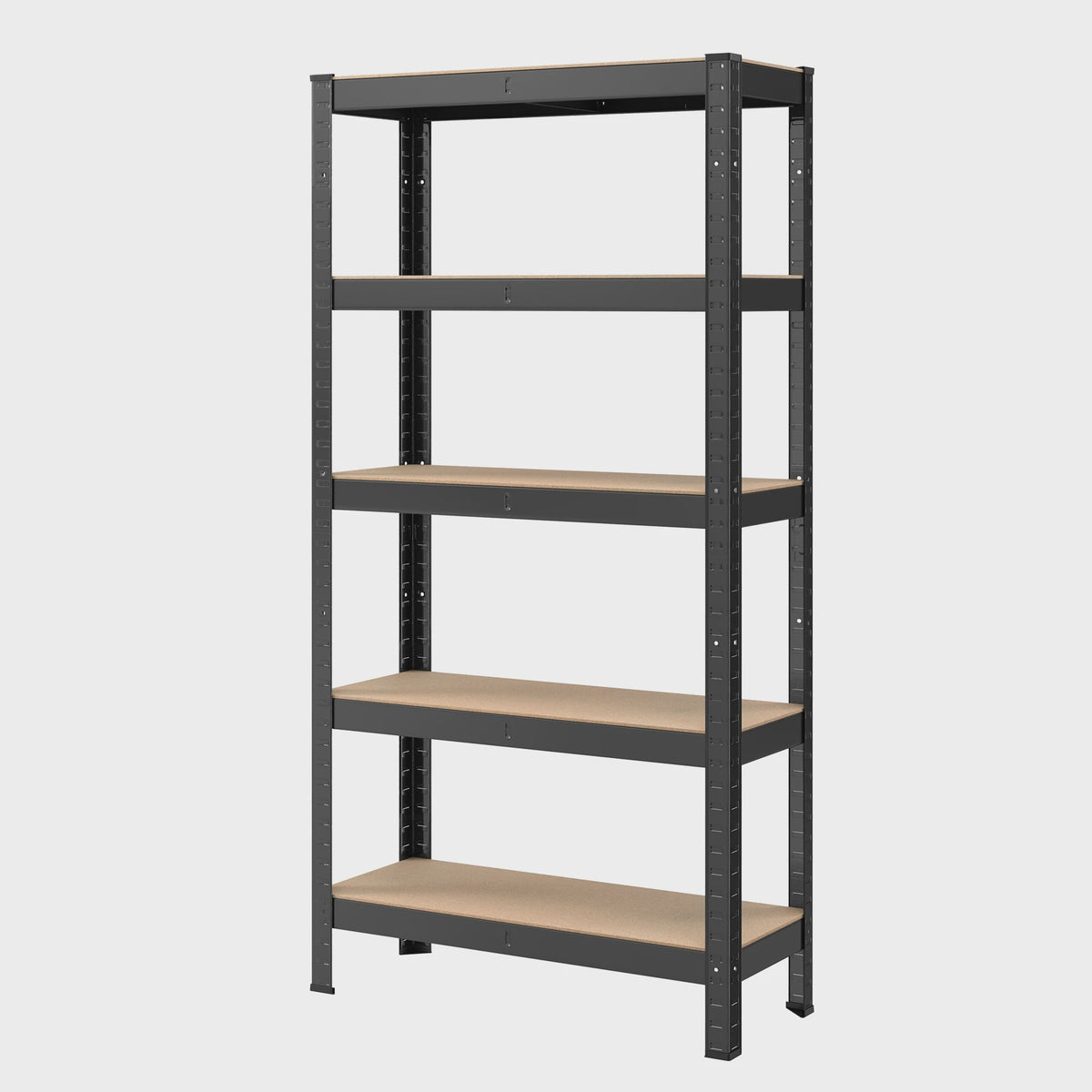 Songmics Metalen Stellingkast 5 Legborden Set van 2 - 150x75x30cm - Hoge Draagkracht