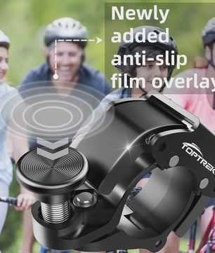 Toptrek Aluminium Fietsbel - Luid Geluid (90-100dB) voor MTB & Stadsfiets