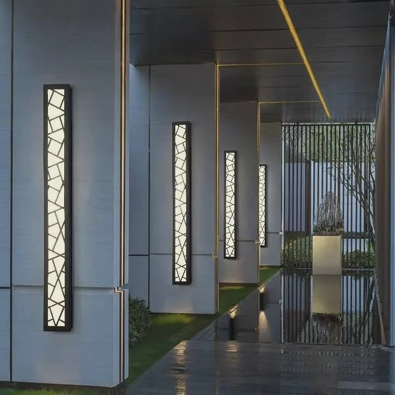 Moderne RVS LED Buitenmuurverlichting IP65 Waterdicht - 12CM Breed