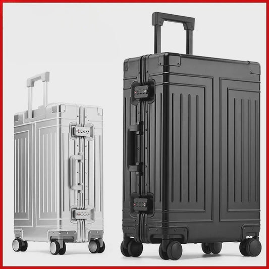 Luxe Aluminium Trolley Koffer - Hoge Capaciteit & Universele Wielen