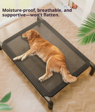 Verhoogd Hondenkussen Outdoor & Indoor - Ademend, Vochtwerend, Antislip - Voor Alle Seizoenen & Hondenmaten