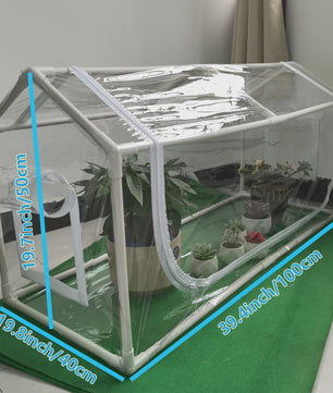 Compacte Koudbestendige PVC/PE Kas voor Tuinieren en Kleine Huisdieren
