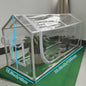 Compacte Koudbestendige PVC/PE Kas voor Tuinieren en Kleine Huisdieren