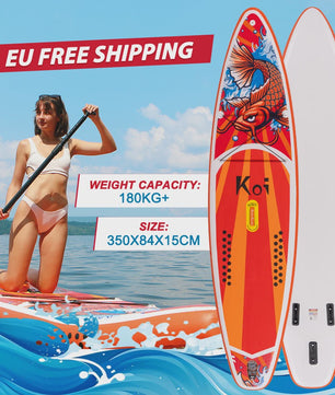 Opblaasbaar SUP Board 320-350cm met Complete Accessoireset - Ideaal voor Volwassenen