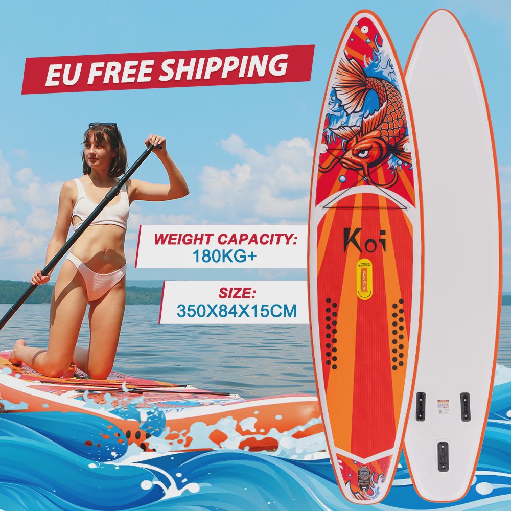 Opblaasbaar SUP Board 320-350cm met Complete Accessoireset - Ideaal voor Volwassenen