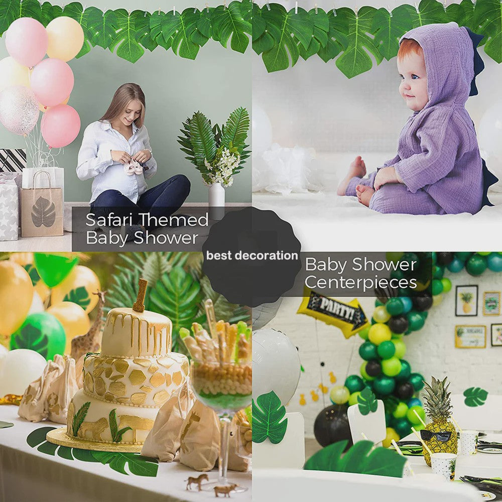 Kunstmatige Tropische Palmbladeren - Decoratie voor Feesten, Bruiloften & Huis