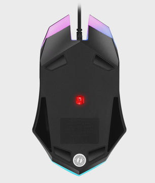 F1 Bedrade Gaming & Kantoor Muis met Kleurrijke Verlichting - Plug & Play