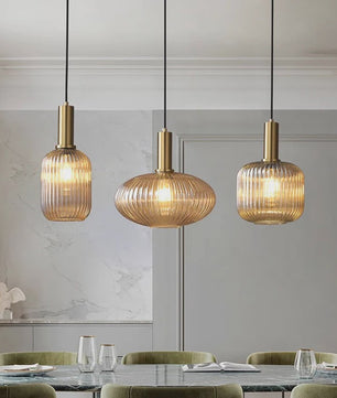 Moderne Glazen Hanglamp voor Eetkamer - Stijlvolle Plafondlamp