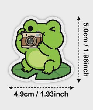 Leuke Kikker Stickers Set - 50-100 Stuks Cartoon Decoratie Decals voor Studenten, Laptops & Notebooks