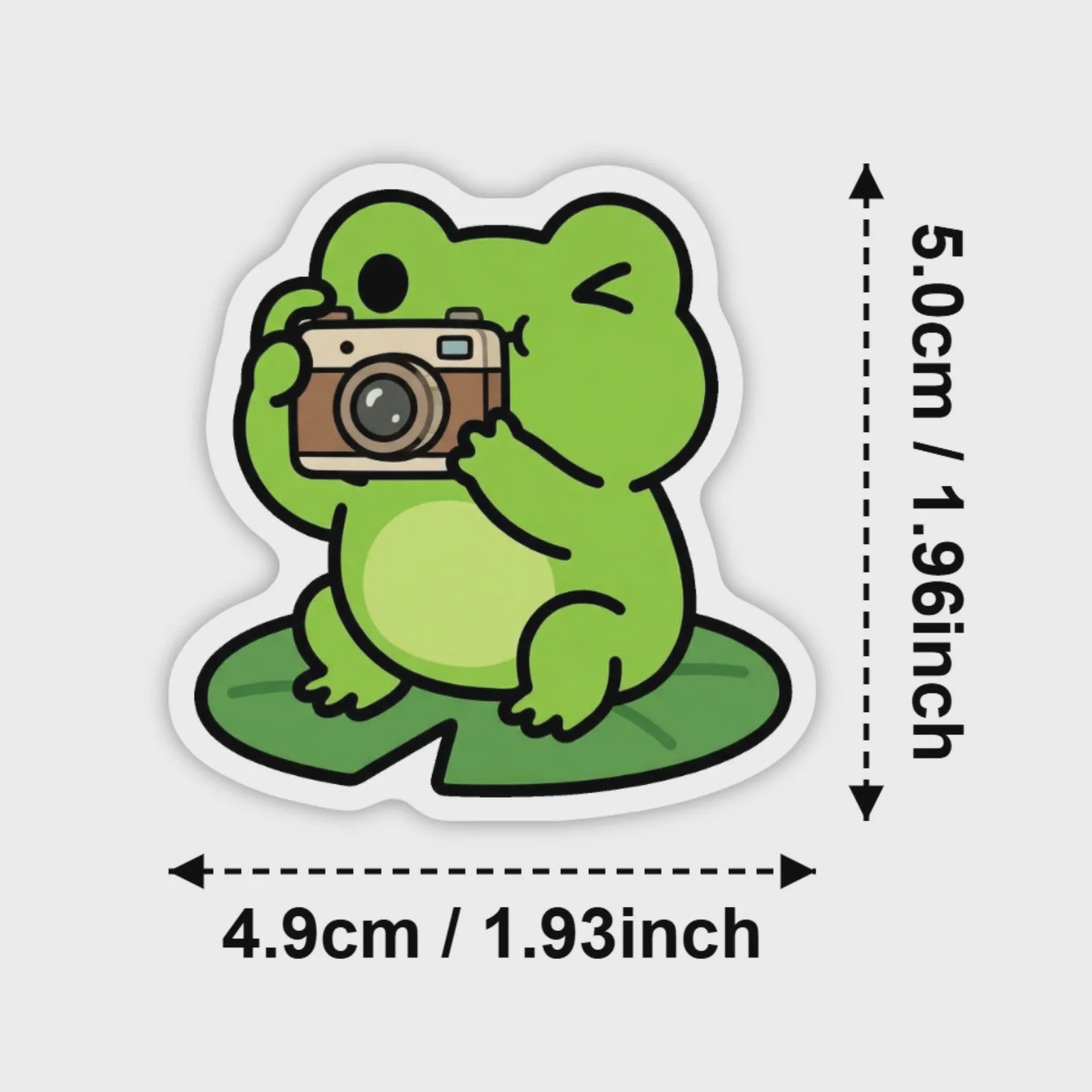 Leuke Kikker Stickers Set - 50-100 Stuks Cartoon Decoratie Decals voor Studenten, Laptops & Notebooks