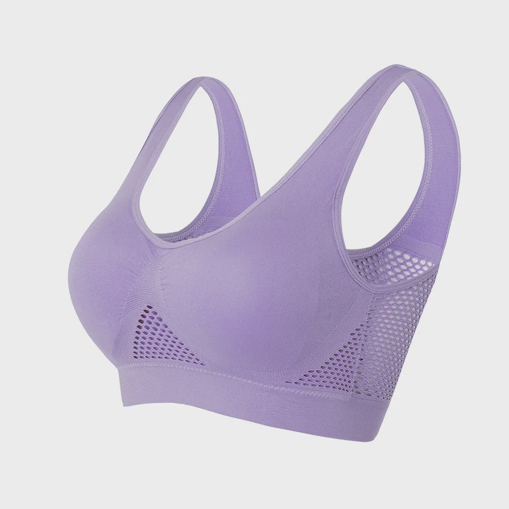 Seamless Sports BH met Uitsparingen & Push-up - Dames Yoga, Fitness & Running (M-6XL)