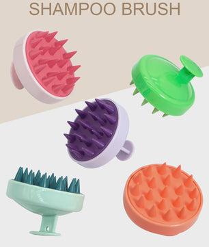 Siliconen Hoofdmassage Borstel - Zachte Scalp Massager voor Shampoo & Ontspanning
