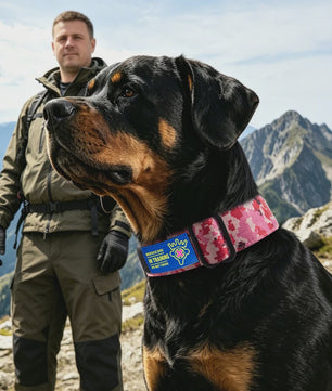 TSPRO Tactische Hondenhalsband Heavy Duty met Metalen Gesp - Verstelbaar voor Middelgrote tot Grote Honden