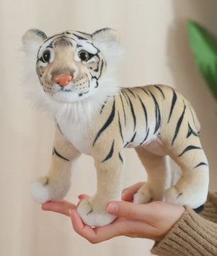 Realistische Pluche Dieren Knuffels - Tijger, Leeuw & Luipaard - Zacht Speelgoed & Decoratie